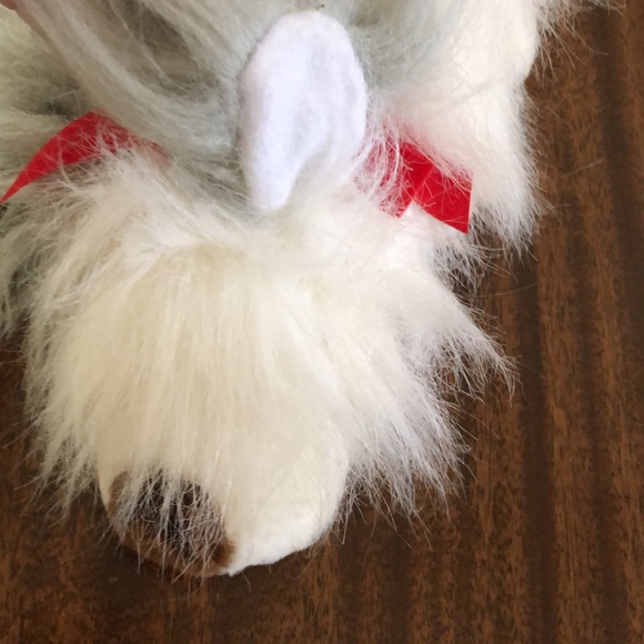 sheepdog fluffy puppy stuffed animal - Picture 10 of 11